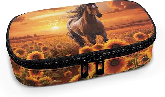 Sunflower Horse Insulin Cooler Travel Carrying Case, Portable Diabetes Cold Medication Organizer, Upgraded Chill Pill Insulation Bag for Insulin Pen Syringes Needle Kits Holder