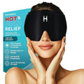Homedics Hot & Cold Gel Head Cap, Headache Relief, Sinus, Stress, Tension Relief Compress – Heat or Ice Therapy for Migraines & Soreness – Soft Stretch Fabric, Contoured Design for Head, Eyes & Ears
