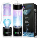 2026 Upgrade Hydrogen Water Bottle | Up to 6000PPB |with Display Hydroh Hydro Water Bottle|Food Grade No Odor| Military Grade Leakproof Seal,with Hydrogen Straw, Health Care Gifts，Sports and Travel