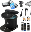 The Pod Company Standard Ice Pod Complete Cold Plunge Bundle – 84-Gallon Portable Ice Bath with 36 XL Ice Trays, Insulated Lid & Cover, Water Jet, Maintenance & Cleaning Kit, Thermometer & Floor Mat