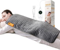 Super-Fast Heat Up Carbon Fiber Heating Pad: Back/Neck/Shoulder/Period Cramps Pain Relief, Muscle Relief, Deeper Relax, Moist/Dry Heat, Auto-Off, Machine Washable(Grey, 17" x 33")
