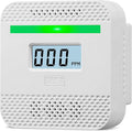 Carbon Monoxide Detector,Portable CO Alarm CO Gas Monitor Alarm with LCD Digital Display Sound Light Warning,Battery Powered High Accuracy CO Alarm Detectors for Travel Home Office Kitchen Car Hotel