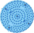Acupressure Mat for Foot Massage, Foldable Yoga Mat for Living Room and Gym, Blue Round