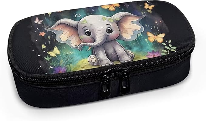 Butterfly Elephant Insulin Cooler Travel Case Handy Medication Insulated Diabetic Carrying Cooling Bag for Insulin Pen and Diabetic Supplies