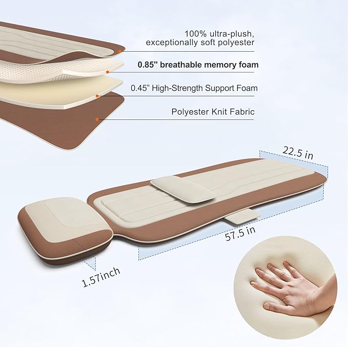 Full Body Massage Mat with Heat, Back Massager for recliner with Lumbar Support, Heating & Vibration, Massage Chair Pad for Seniors, Office Workers & Family, Fatigue & Pain Relief in Office, Home