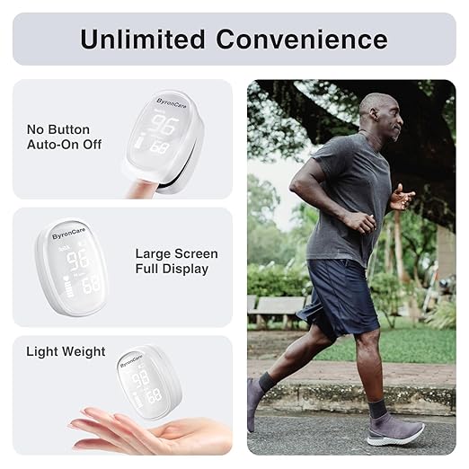 Pulse Oximeter, O2 Pulse Oximeter Fingertip and Oxygen Monitor Fingertip, Oximeter Finger Meter With Blood Oxygen Monitor and Oxygen Sensor For Adults.