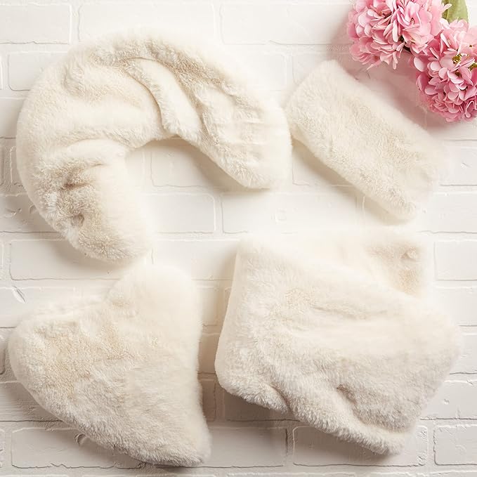Bucky Hot & Cold Therapy Spa Collection, Ultra Luxe Heart Warmer, Plush Cream (Pack of 2)