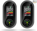 2 Pack Carbon Monoxide Detector Plug in, 4-in-1 Gas & CO Detector, Natural Gas, Propane & Methane Alarm with Digital Display (PPM, °F, Humidity), Plug & Play for Home, RV, Apartment & Travel