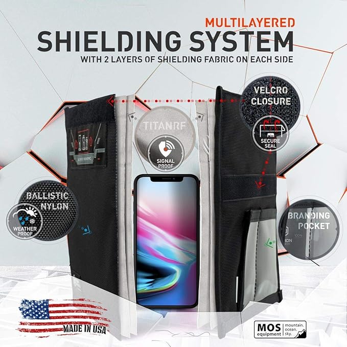 Mission Darkness Faraday Bag Bundle [Standard Collection] - Phone, Tablet, and Laptop Size Bags Included + Bonus Key fob Bag. RF Shielding, EMF Reduction, EMP Protection, Anti-Tracking & Hacking