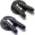BOOMIBOO Jump Rope, Adjustable Jump Ropes,Skipping Rope Tangle-Free Rapid Speed with Ball Bearings for Women Men Kids,Exercise & Slim Body Jumprope at Home School Gym