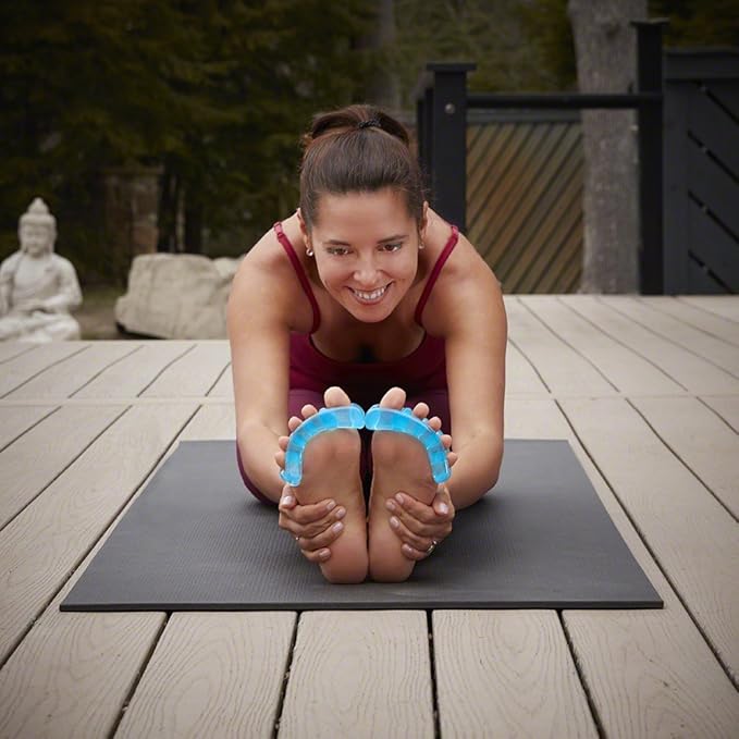YogaToes® Classic Women’s Gel Toe Stretcher & Spreader (Extra Small, Shoe Size 5-7, Sapphire Blue). Reduce Foot Pain, Ensure Your Feet Look & Feel Great.