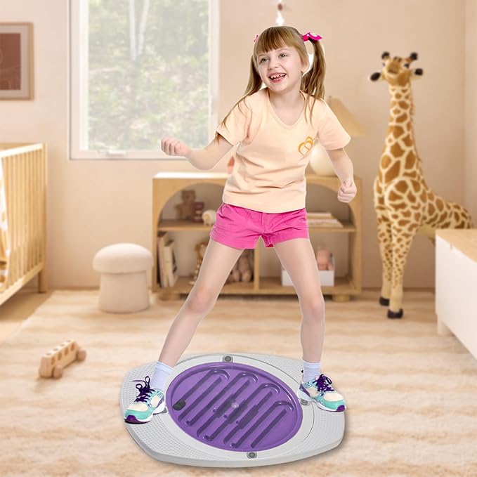 Balance Board, 20 Inch Anti Slip Balance Board with 3 Replacement Maze Disks, Maximum Load of 165 Pounds