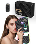 Red Light Therapy Mask for Face and Neck, 7-Color LED Face Mask Light Therapy with 850nm NIR -Professional Red Light Therapy for Face, Skin Rejuvenation, Anti-Wrinkle & Firming at Home