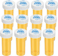 Empty Plastic Medicine Pill Bottles with Child Resistant Caps (12 Pack), 8 Dram Small Prescription Vial Medicine Containers Travel Pill Bottles Clear Pill Case Organizers