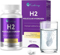 Hydrogen Water Tablets, 8 PPM Hydrogen Tablets for Drinking Water with Magnesium Glycinate Base, H2 Molecular Hydrogen Rich in Antioxidants, Cognitive & Athletic Performance, Energy (90 Counts)