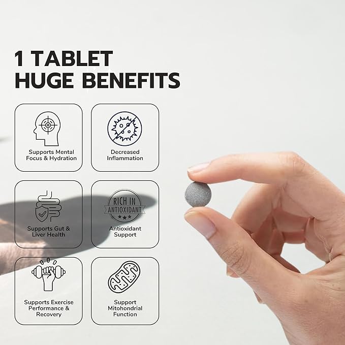 Hydrogen Water Tablets for Drinking Water 30 Count Creates 12 PPM Nanobubbles - US Company