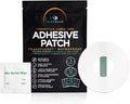 Transparent Waterproof CGM Sensor Patches for Freestyle Libre 1, 2, 3 - No Glue in Center - 60 Freestyle Libre Adhesive Patches with 60 Skin Prep Wipes - Hypoallergenic Glucose Monitor Patch Set