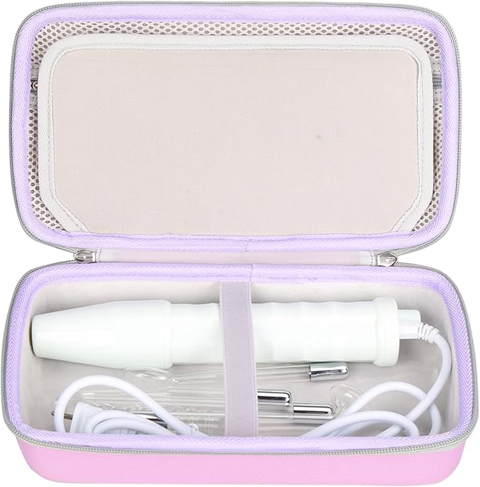 FBLFOBELI Hard Storage Case Compatible with NuDerma/for Houzzi/for Signstek/for APREUTY/for FAZJEUNE/for NewWay Professional Clinical Portable Handheld High Frequency Skin Wand Machine (Case Only)