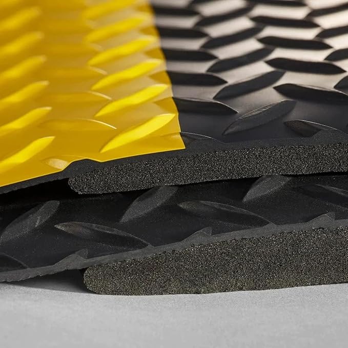 Nisorpa Anti Fatigue Mats Industrial 3' x 6' Ergonomic Standing Mat 15/16" Extra Thick Cushioned Shop Floor Mats Kitchen Mats Heavy Duty Commercial Diamond Plate Support for Leg & Back Pain