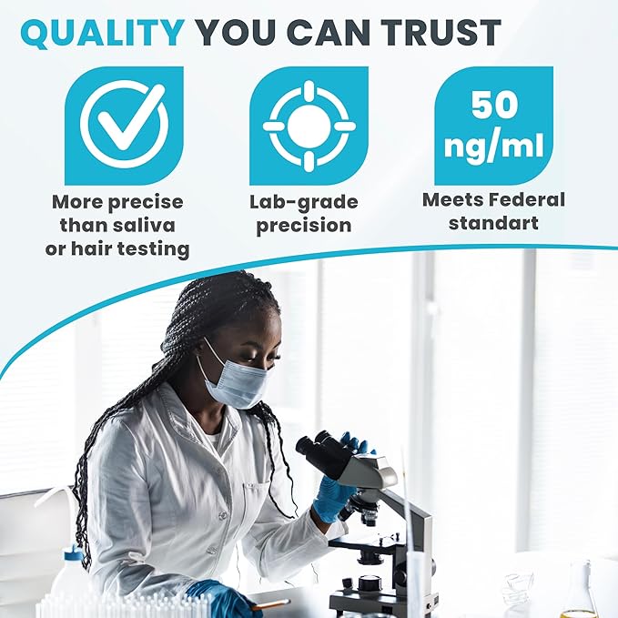 Exploro Marijuana Drug Test Kit (3 Pack) – THC Tests for Home – THC Drug Test for Marijuana Urine with 50 ng/ml Cutoff Level