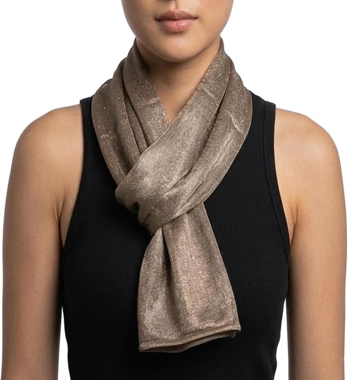 EMF Scarf Shielding 5G RF and EMF made with Silver Fabric, Unisex