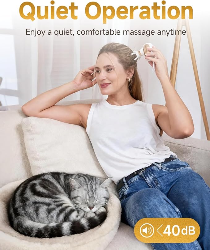 Mini Massage Gun Travel Size, Powerful Small Massage Gun Deep Tissue for Pain Relief, Muscle Massager for Neck Shoulder Thigh Scalp Quiet Pocket Massager, FSA-HSA Eligible