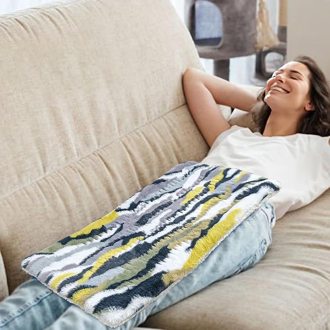 Heating Pad for Back Pain Relief - 12 Heating Levels-8 timer settings - Gifts for Women, Gifts for Men, Hot Heated Pads, Washable (XL 12"x24" Camouflage) - MCH