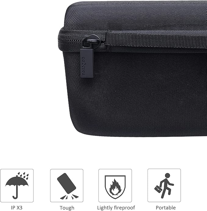 co2CREA Hard Case for Omron 3 Series Omron M2 Classic Upper Arm Blood Pressure Monitor BP7100 BP710N HEM-7120 Hem-7121 HEM-7124, Portable Travel Case Replacement