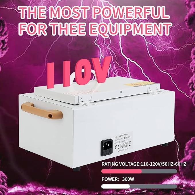 High Temperature Sterilizer Autoclave Machine, 110V 300W 1.5L with Timer Manicure Metal Tool Cleaner Machine,Autoclave Sterilizers, Nail Tool Sterilizer for Sundry Beauty Hair Nail Metal Tools