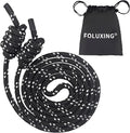 Flow Rope Jump Rope for Fitness - High Performance Adjustable Exercise Jump Rope for Men & Women - Double Woven Workout Rope for Home Gym, Cardio, Boxing & MMA - Indoor/Outdoor Training (Beginner Friendly)
