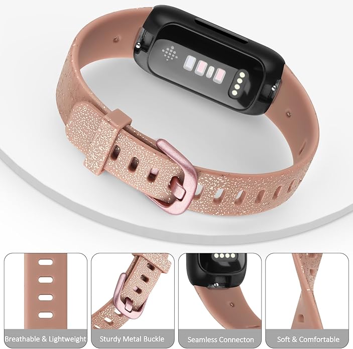 AK Band Compatible with Fitbit Inspire 3 Bands for Women Men, Adjustable Replacement Sport Wristbands Straps for Fitbit Inspire 3 Fitness Tracker