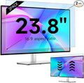 IPROKKO 2 Pack 23.8 inch Anti-Blue Light Monitor Screen Protector for 16:9 Widescreen, Removable Anti Glare Blue Light Blocking Screen Filter, Anti-UV Eye Protection PC Computer Film [Washable Wipes Clean]