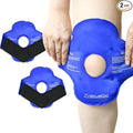 Knee Ice Pack for Injuries Gel Reusable Hot Cold Therapy Compression Wraps for Pain Relief Arthritis Meniscus Tear Surgery Recovery Sprains Swelling Cooling Knees Brace for Women Men Girls Boys
