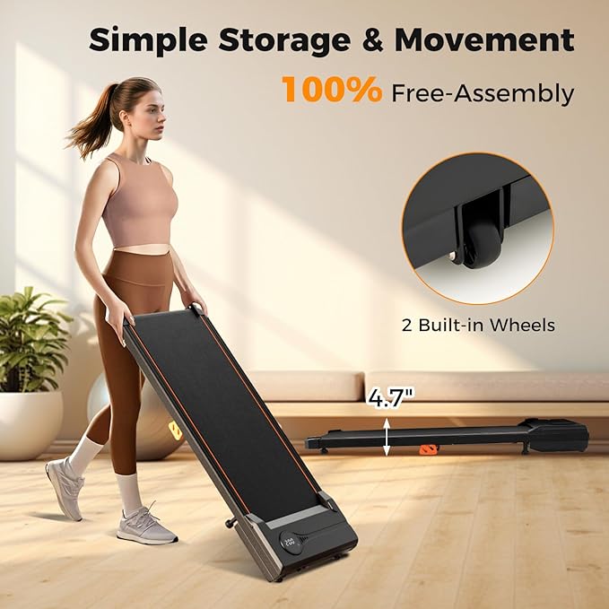 GYMAX Walking Pad, 340lbs 3 in 1 Treadmill with Remote & LED Display, 12 Preset Programs & 3 Countdown Modes, 0.5-4 MPH Under Desk Treadmill Walking Jogging Running Machine for Home Office Desk