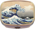 The Great Wave Cookie Monster Brass Rectangle Pill Box