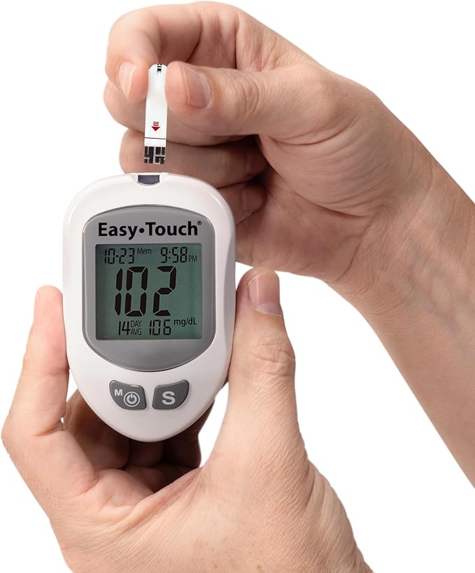 Easy Touch Glucose Test Strips - 100 Count (2 Packs of 50 Strips Each)