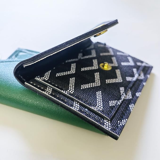 Birth Control Pill Case Wallet PU Leather Medicine Holder Envelope Arrow Print (Black)