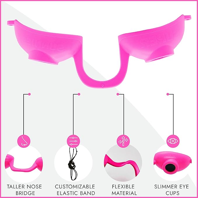Super Sunnies EVO FLEX Flexible Tanning Bed Goggles Red Light Therapy Eye Protection UV Glasses, FDA Compliant - 4 Pack