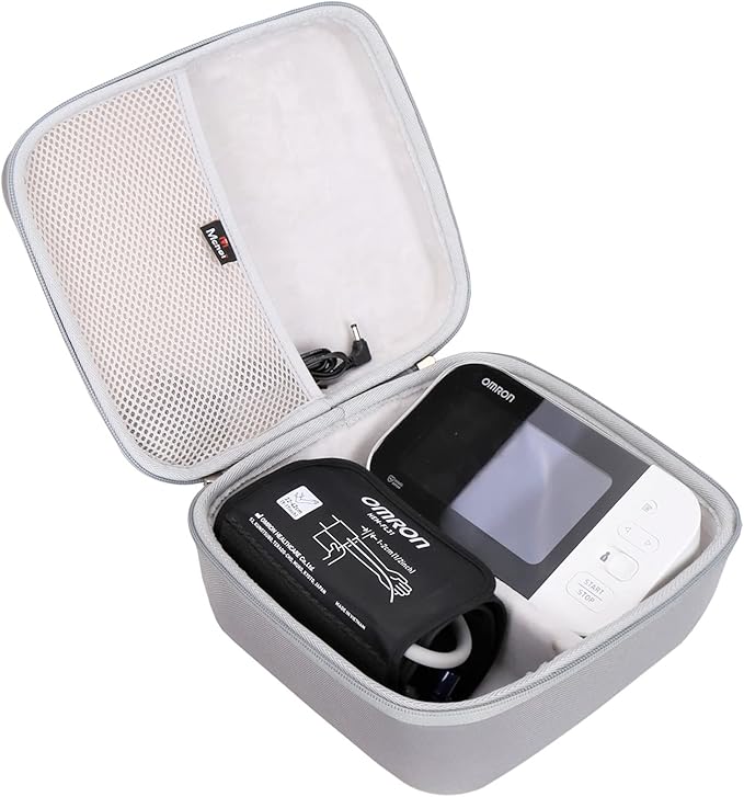 Mchoi Hard Storage Case Compatible with OMRON Platinum BP5450/BP5350/BP7450 /10 Series/Gold BP5350/7 Series BP7350 Blood Pressure Monitor with Upper Arm Cuff, Case Only
