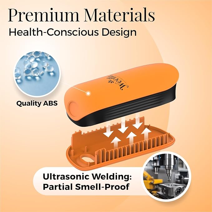 Empty Carry Case for Ammonia Inhalants Smelling Salts Ampules, Single Pill Organizer for Purse, Compact Travel Container for Supplements (1 PC Pink)