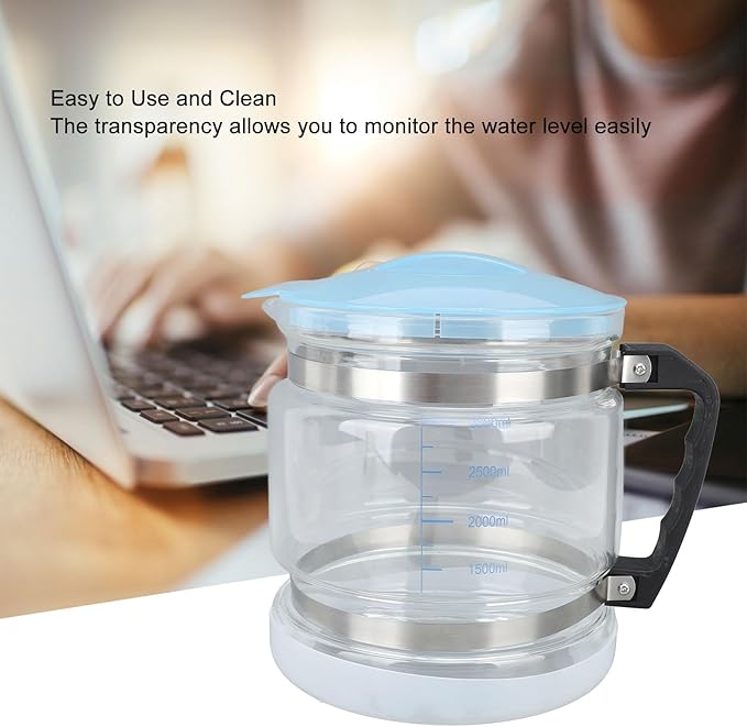 Distiller Water Container, Water Filter Pitcher,4L Multipurpose Glass Collection Bottle Distilled Water Maker Machine for Countertop Home Beauty Distillers