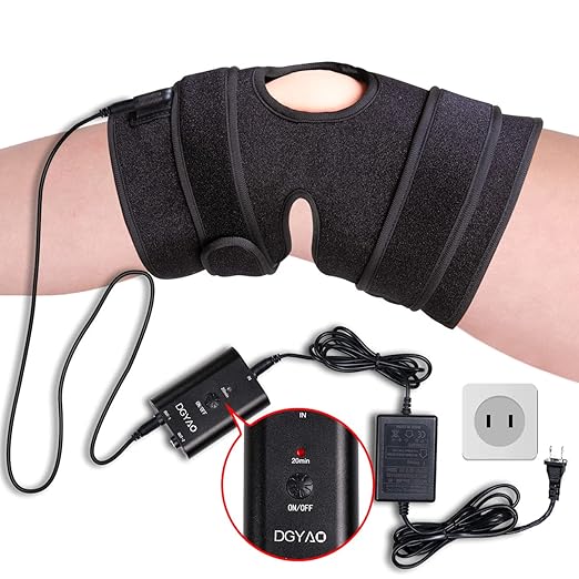 Red Light Therapy Device for Joint Pain Relief, 880nm Infrared Light Therapy Wearable Adjustable Wrap for Knee Elbow, Home Use Led Light Therapy Pads