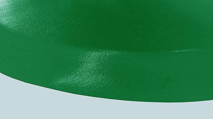 Rhino Mats, Rhino Hide Salon Mat, Non-Slip Standing Cushioned Comfort Anti-Fatigue Mat for Salon, Barbershop, or Spa (Green Semi-Circle, 3' x 5' x 7/8")