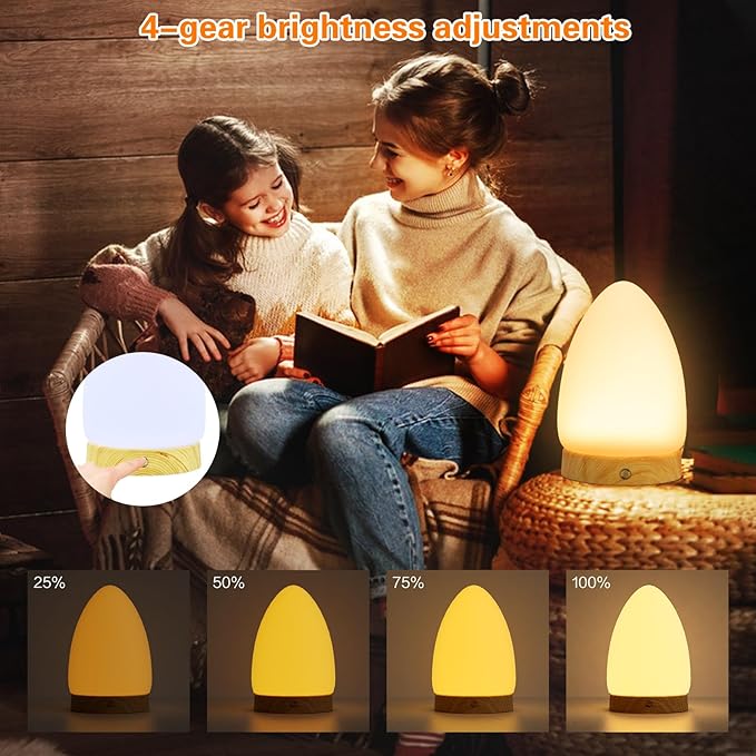 Hopihe Light Therapy Lamp, UV-Free 10000Lux Sunlight Lamp with Touch & Remote Control, Memory Function Happy Sun Lamp 4 Adjustable Brightness Level Timer and 3 Color Temperature for Home, Office