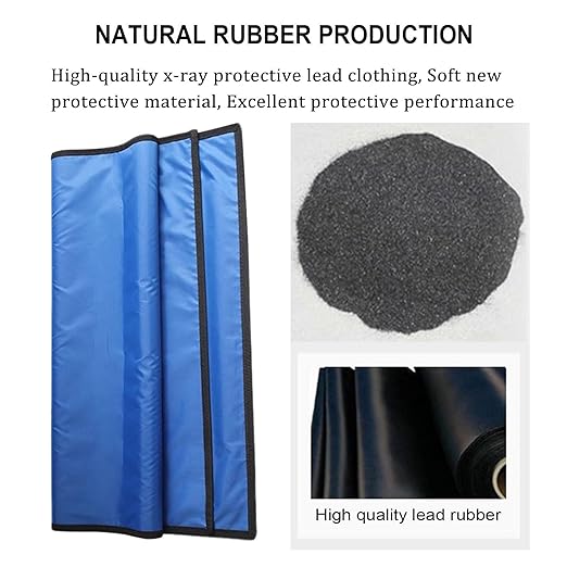 X-ray Protection Thyroid Collar Shield, Lightweight Lead Suit, Radiation Resistant Lead Collar for Dentistry(0.5mmpb)
