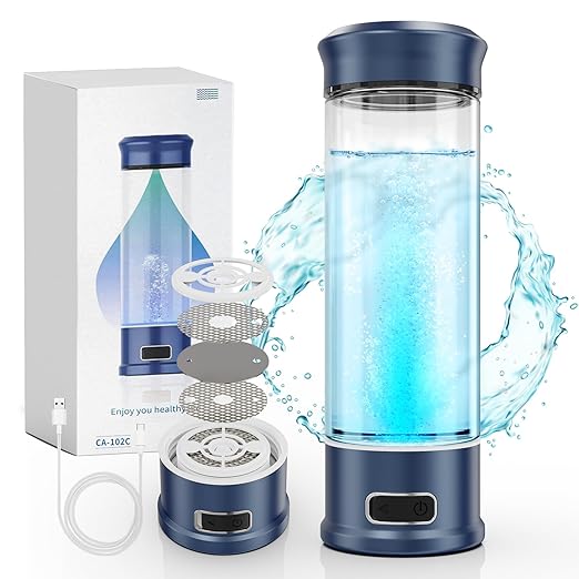 Hydrogen Water Bottle, 1500ppb Hydrogen Water Machine with SPE/PEM Technology, Alternative for Hydrogen Water Pitcher, Water Ionizer, Hydro Water Bottle for Health