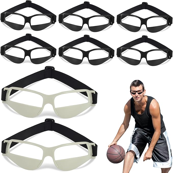 Dribbling Goggles, Adjustable Sports Dribble Specs, Basketball Dribbling Glasses, Goggles for Basketball Training