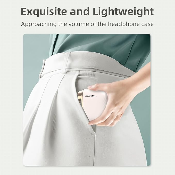 EK-Mi2 Portable Mini Massage Gun – Deep Tissue Muscle Massager for Body, Neck & Shoulder, Quiet Handheld Percussion Therapy, Rechargeable, Lightweight, Professional Massager