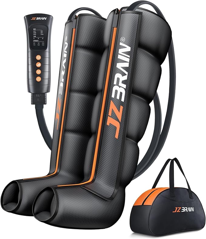 Sequential Air Compression Recovery System : Professional Full Leg Compression Boots for Circulation and Pain Relief - Sequential Device for Muscle Relaxation - for Athletes,Women,Men