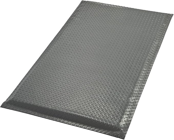 Anti Fatigue Mats Industrial 2' x 6' 15/16" Thick Ergonomic Standing Mat Commercial Kitchen Mat Heavy Duty Diamond Plate Cushioned Shop Floor Mats Helps Relieve Back and Leg Soreness